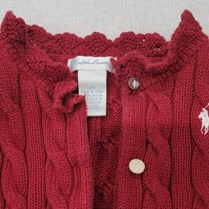 Baby sweater ralph lauren size 9m